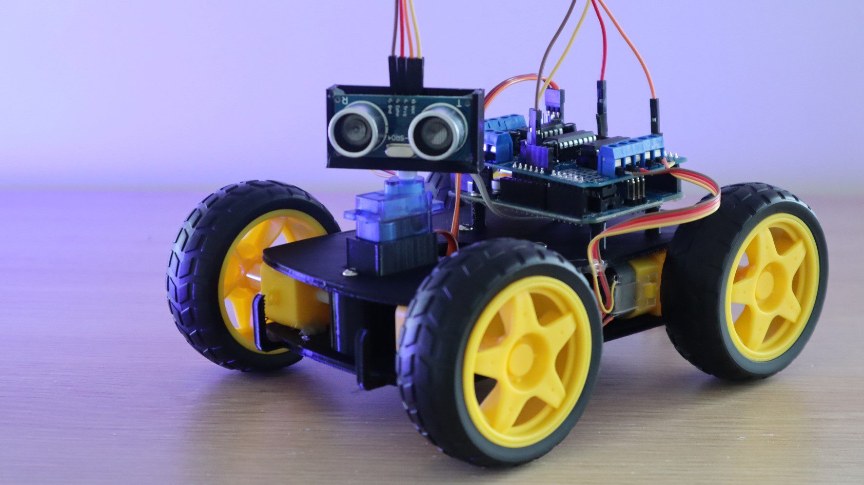 Exemple : mini-robot parcours intelligent